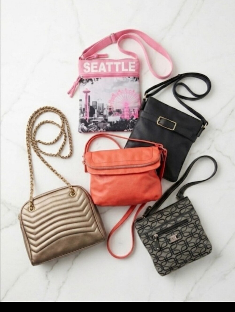 Bundle Of 5 Purses Crossbody